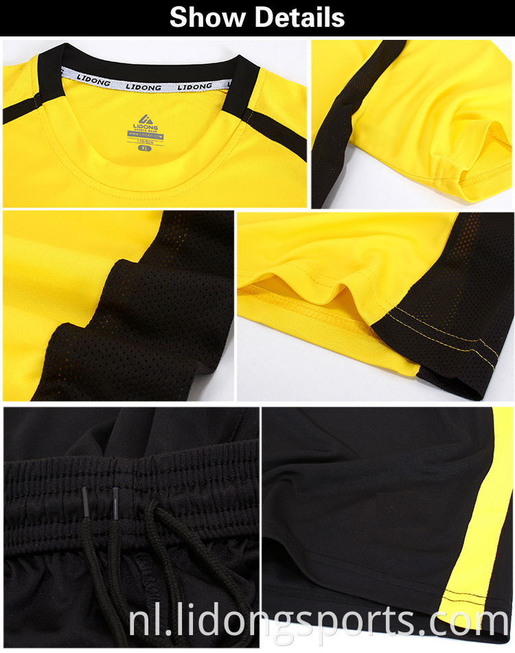 Aangepaste voetbaltruien Voetbalshirt Voetbaluniformen Nieuwe Design Soccer Jerseys